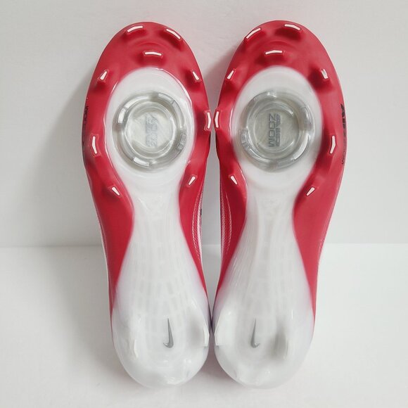 NEW Nike Air Zoom Vapor Pro 1 Football Cleats FB3298-102 Size 8.5 White Red